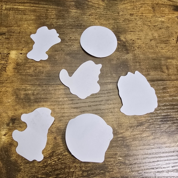 Bluey Character Stickers Set Of 5 Unused - Picture 3 of 4